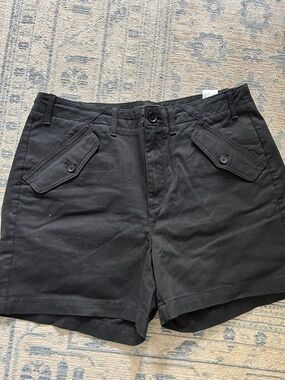 EUC black cotton shorts from Banana Republic